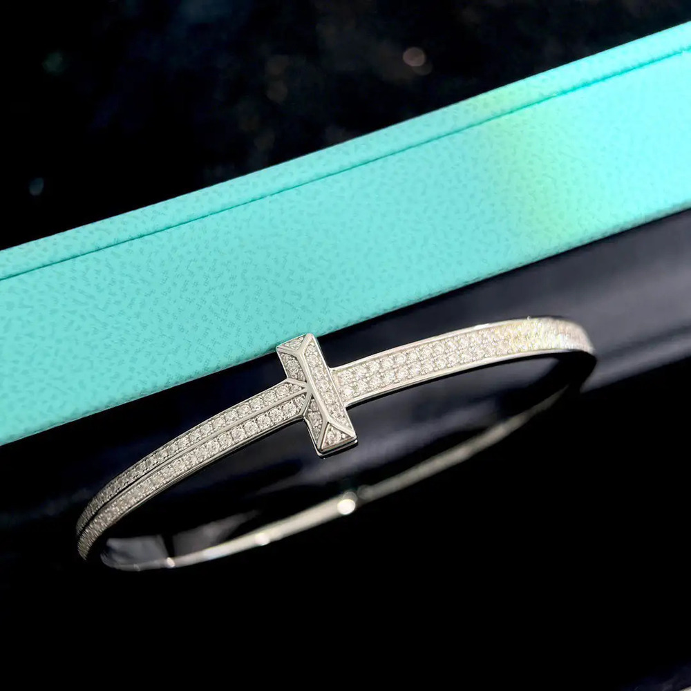 Tiffany & Co. T1 Collection Full-Diamond Bangle